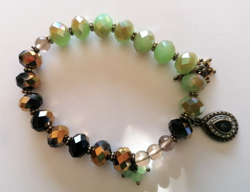 Armband perlen geschliffen - armband,