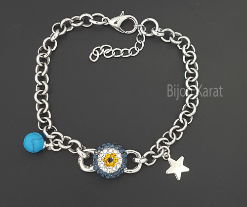 Nazar armband evil eye silber - armband,